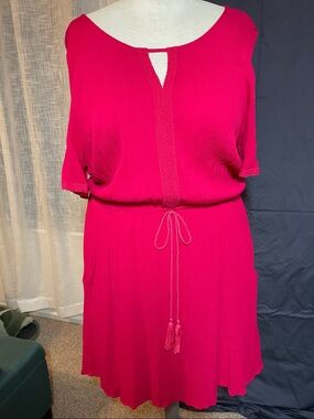 Love Squared 2x Gauze Rose Colored Dress